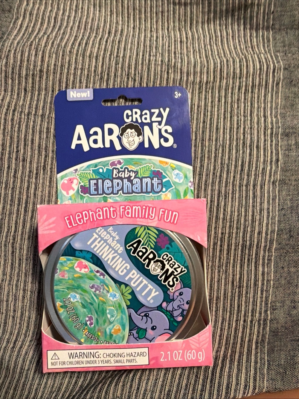 Crazy Aaron’s putty baby elephant